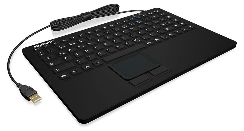 KeySonic KSK-5230IN (US) IP68 Touchpad + Maus Silikon bulk Produktbild 