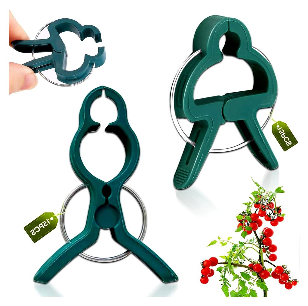 30 Stück Pflanzenclips für Kletterpflanzen, Rankhilfe für Zimmerpflanzen, Stütze für Kletterpflanzen, Pflanzenklammern für Tomaten, Rosen und...