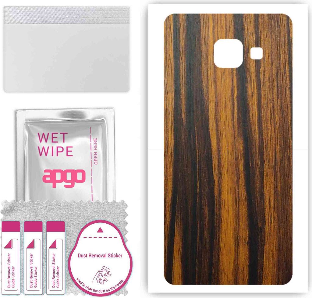 apgo Rückseite Schutzfolie, Skin, kompatibel mit Samsung Galaxy A3 2016 A310F, Hinten Displayschutzfolie aus Vinylfolie, kratzfest, einfache Monta...
