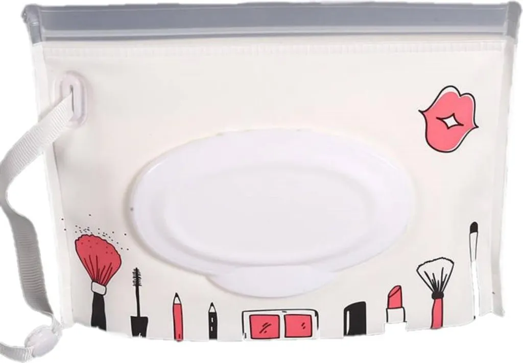 Porta Salviette Struccanti e Igienizzanti 24x13 cm | Elegante con Manico