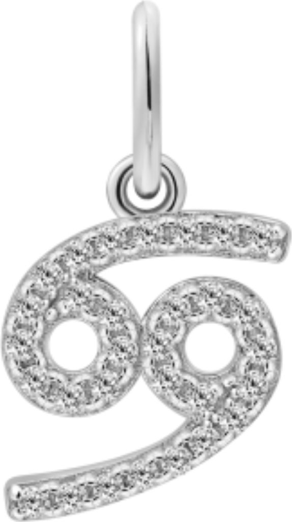 XENOX Charm-Anhänger Sternzeichen KREBS silber XS10463W