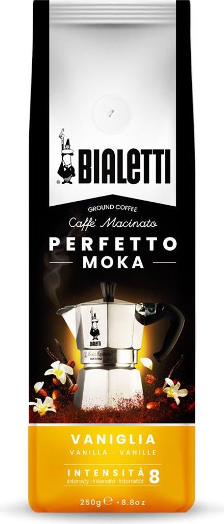 Bialetti Perfetto Moka Vaniglia, 250 g, Medium geröstet, Tasche