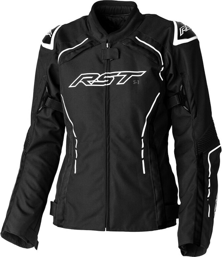 RST Damen S1 CE Textil-Jacke Schwarz/Weiß Größe: M