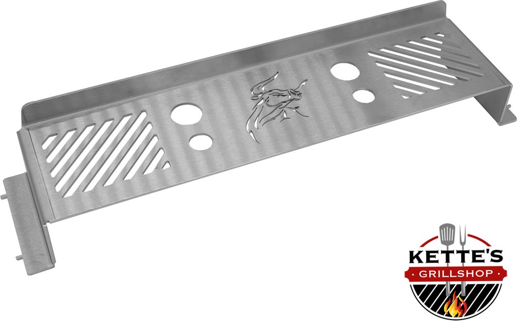 Edelstahl-Warmhalterost kompatibel mit Gasgrills von Weber (Weber 200er Serie ab 2013)