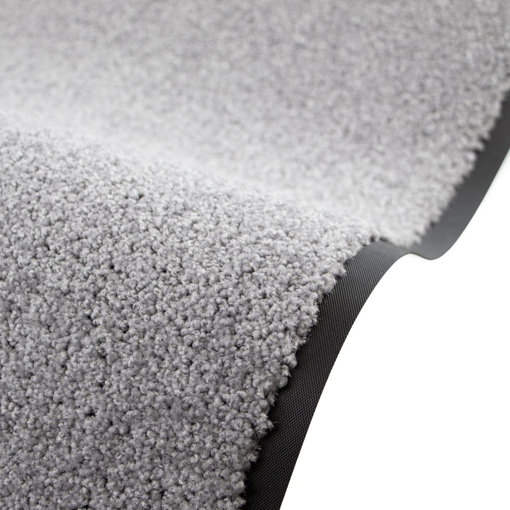 Schmutzfangmatte ZANZI 120x180cm Hellgrau robuste Türmatte aus Recyclingmaterial, Größen