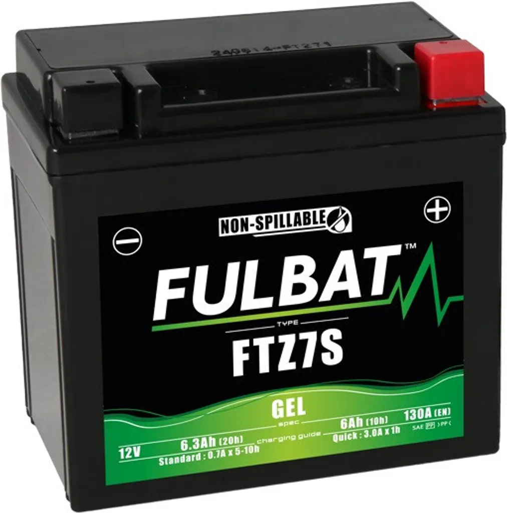 Batterie FULBAT FUL GEL FTZ7S YTZ7S sans entretien pour moto sportive