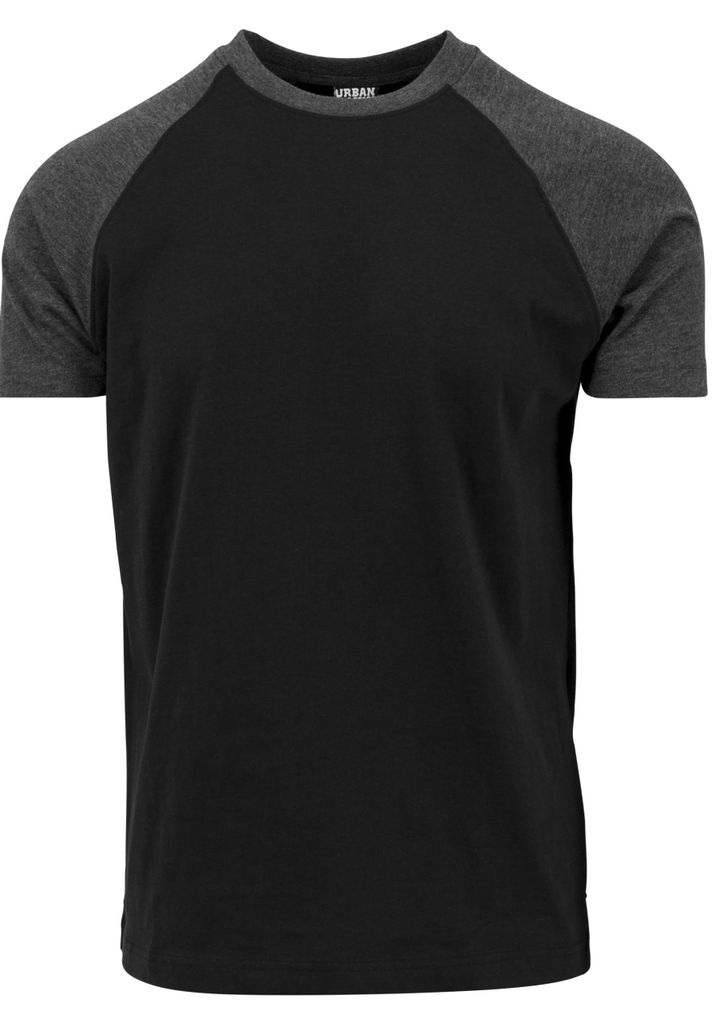 Urban Classics Raglan Contract T-shirt Schwarz XL Mann Produktbild 