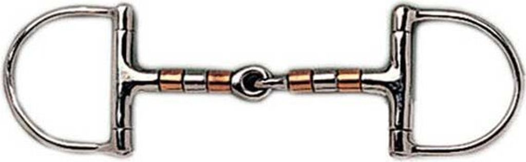 Sefton Kupfer D-ring Trense Silber 12.5 cm Silber 12.5 cm