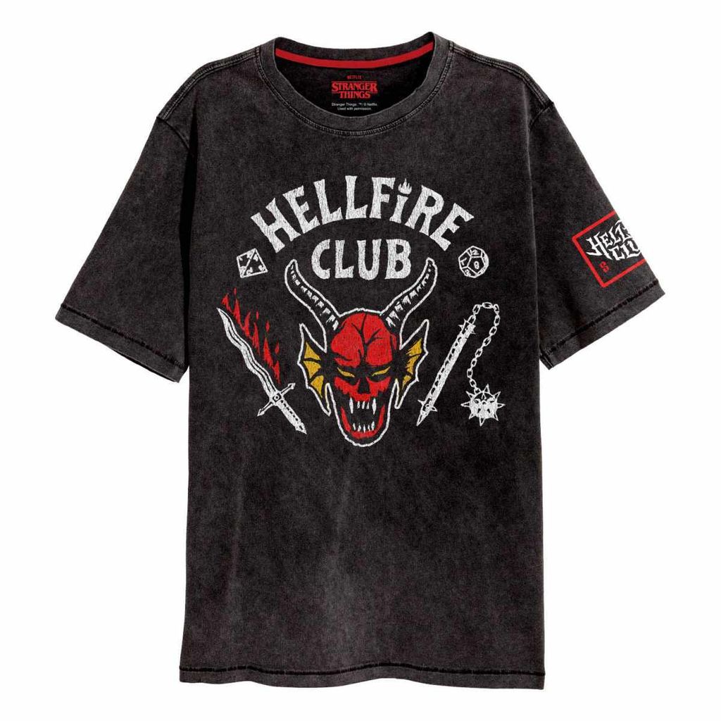 Stranger Things - Hellfire Crest - T-Shirt