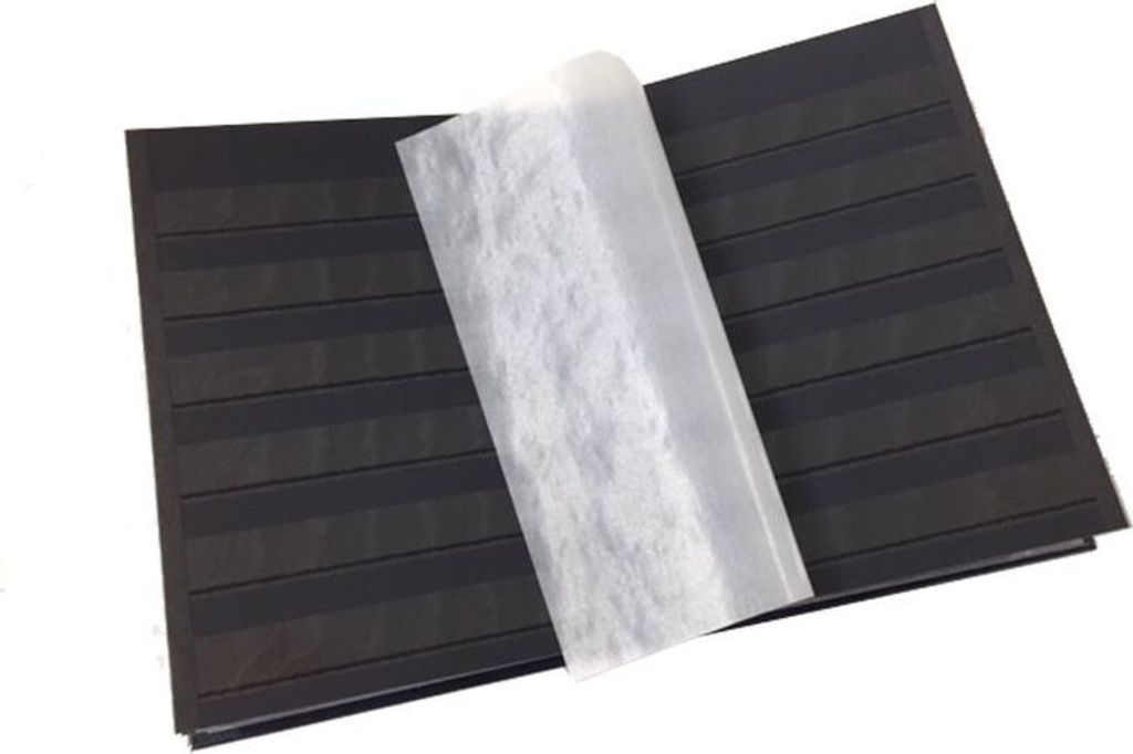 PRINZ 2004 Classic-Einsteckbuch, 16 schwarze Seiten - 165 x 220 mm rot