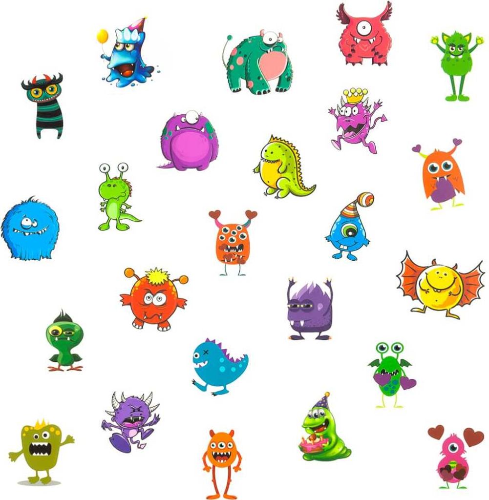 Oblique Unique Temporäre Klebetattoos Kinder Tattoo Set - Produktbild 