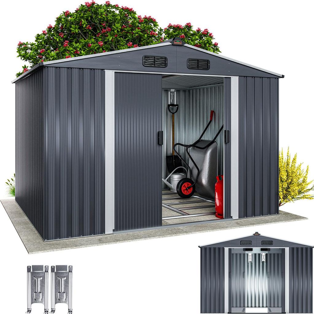 GARDEBRUK® Abri de jardin métal XXL 5m² fondation Image du produit 
