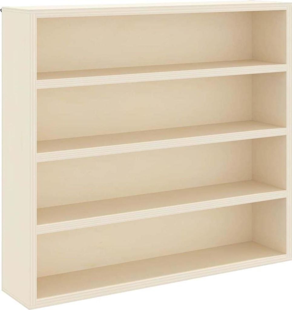 Wanddisplay-Case mit Regal Beige 40 x 8,5 x 37 cm Holzwerkstoff