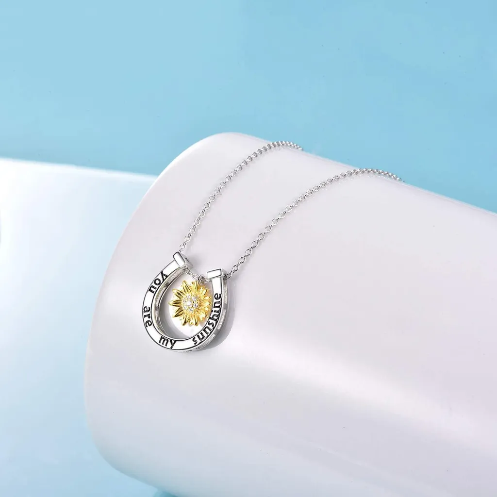 VONALA Girasole Margherita Collana in argento Sterling Ciondolo Gioielli Donna - 2