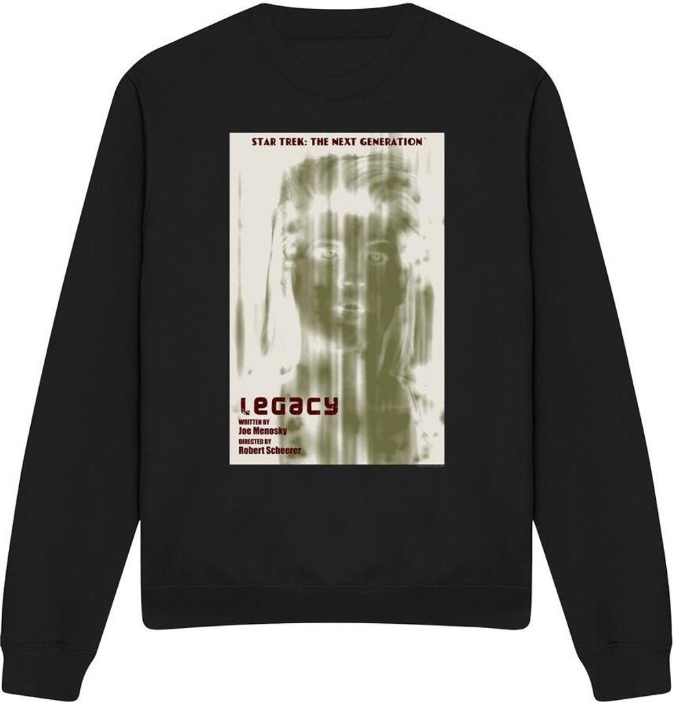 Star Trek - "The Next Generation Season 4 Episode 6" Sweatshirt für Herren/Damen Uni TV11828 (L) (Schwarz)