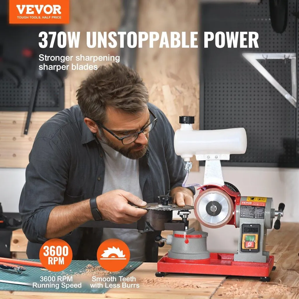 Machine à affûter les lames de scie 370W avec refroidissement à eau - 2