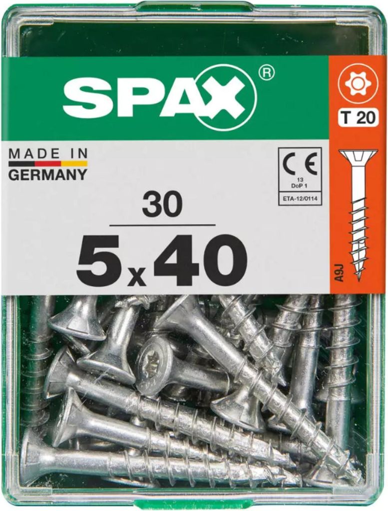 Spax Universalschrauben 5.0 x 40 mm TX 20 - 30 Stk. Produktbild 