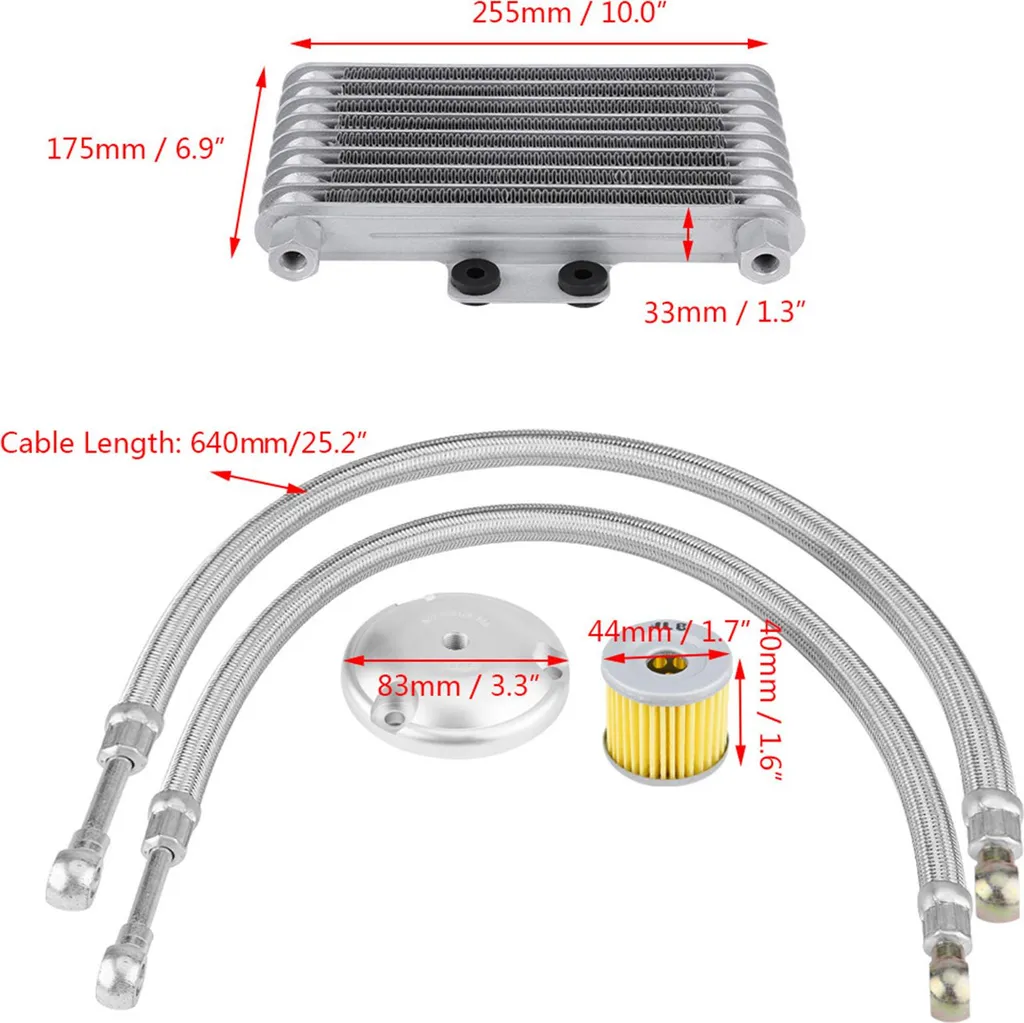 Radiateur d'huile moteur en alliage léger pour accessoires automobiles