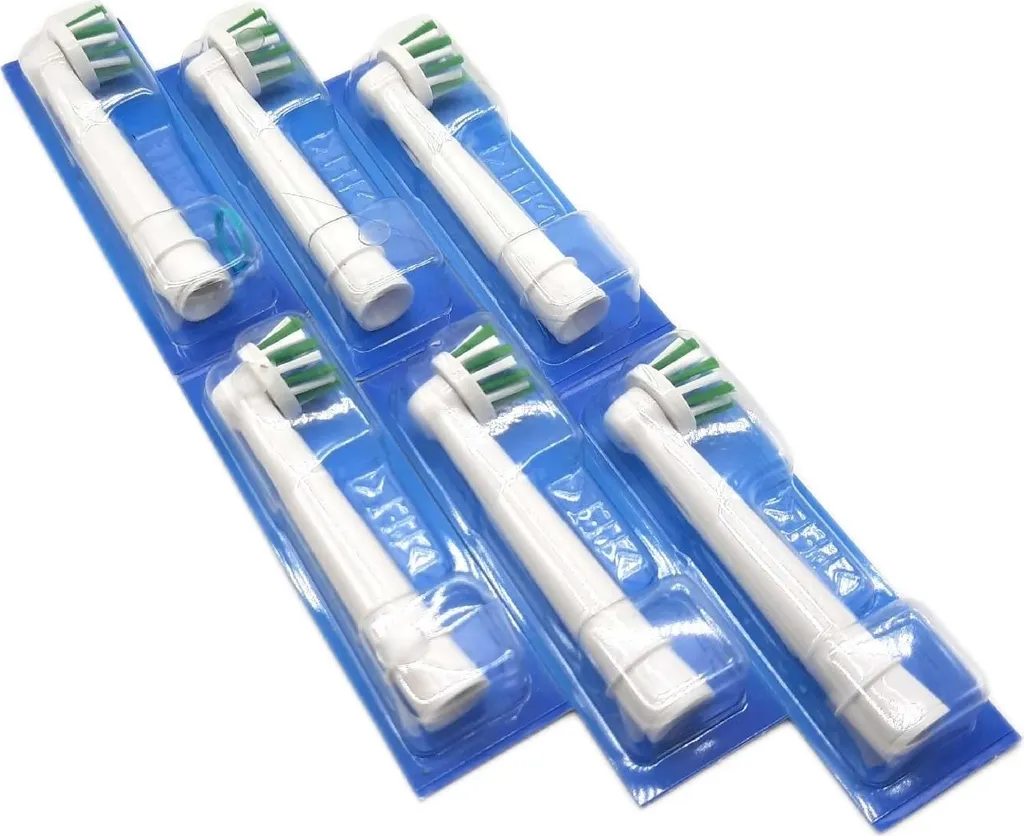 Pack de 6 brossettes Oral-B Pro CrossAction X Shape compatibles White - 18