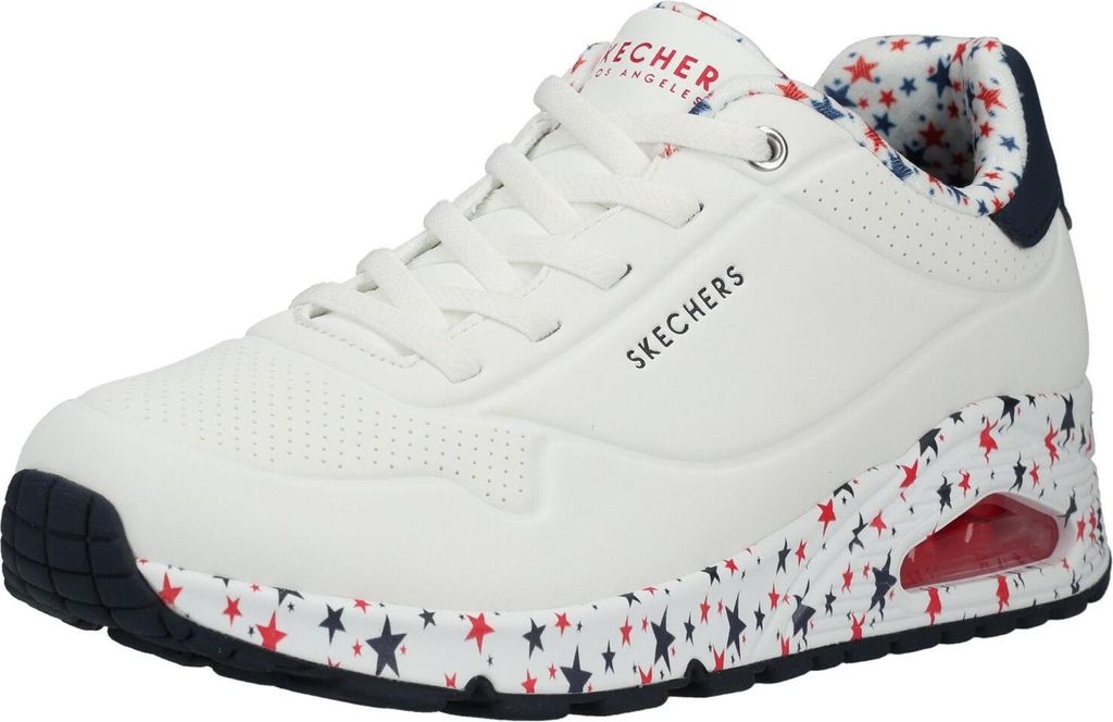 Skechers Sporthalbschuhe Formsohle modisch in weiss/weiss Produktbild 