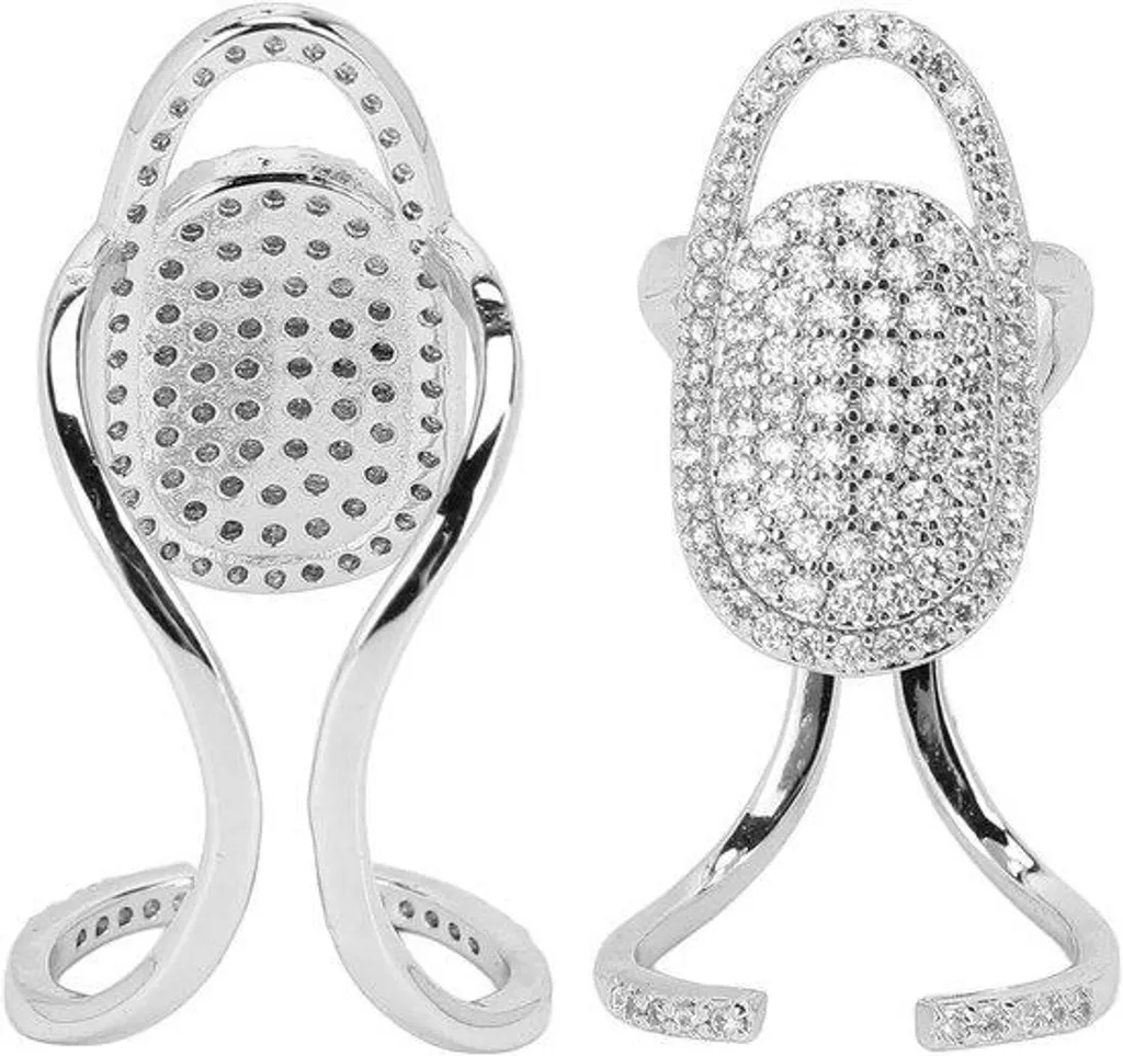 Bijoux fantaisie : Bagues ajustables de soirée en métal pour femme