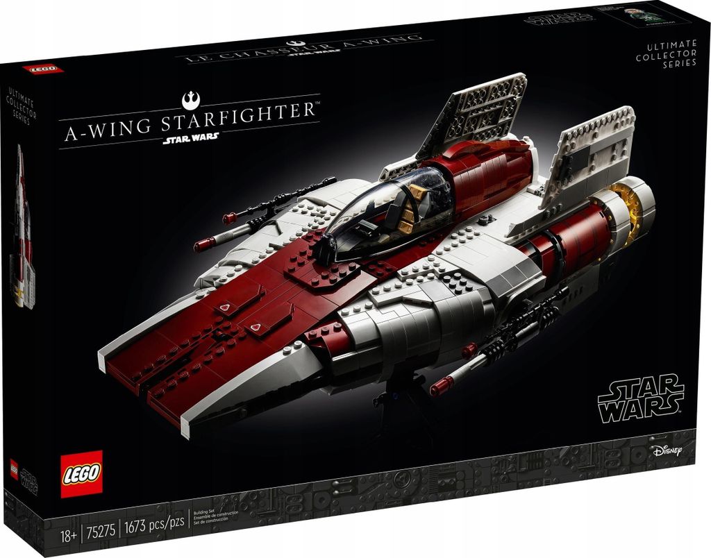 LEGO 75275 Star Wars A-wing Starfighter Set für Erwachsene, Produktbild 