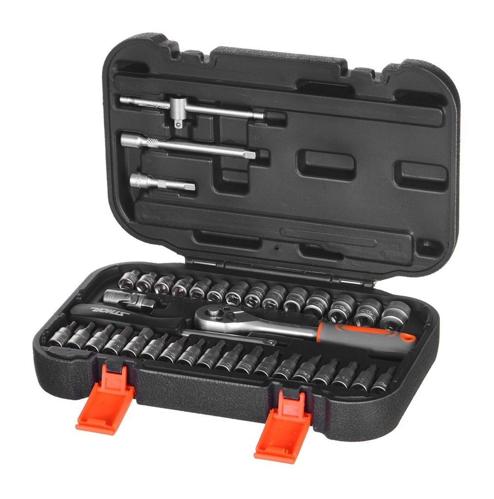 Sada nářadí 1/4" 38 kusů STHOR 58640 Obrázok produktu 
