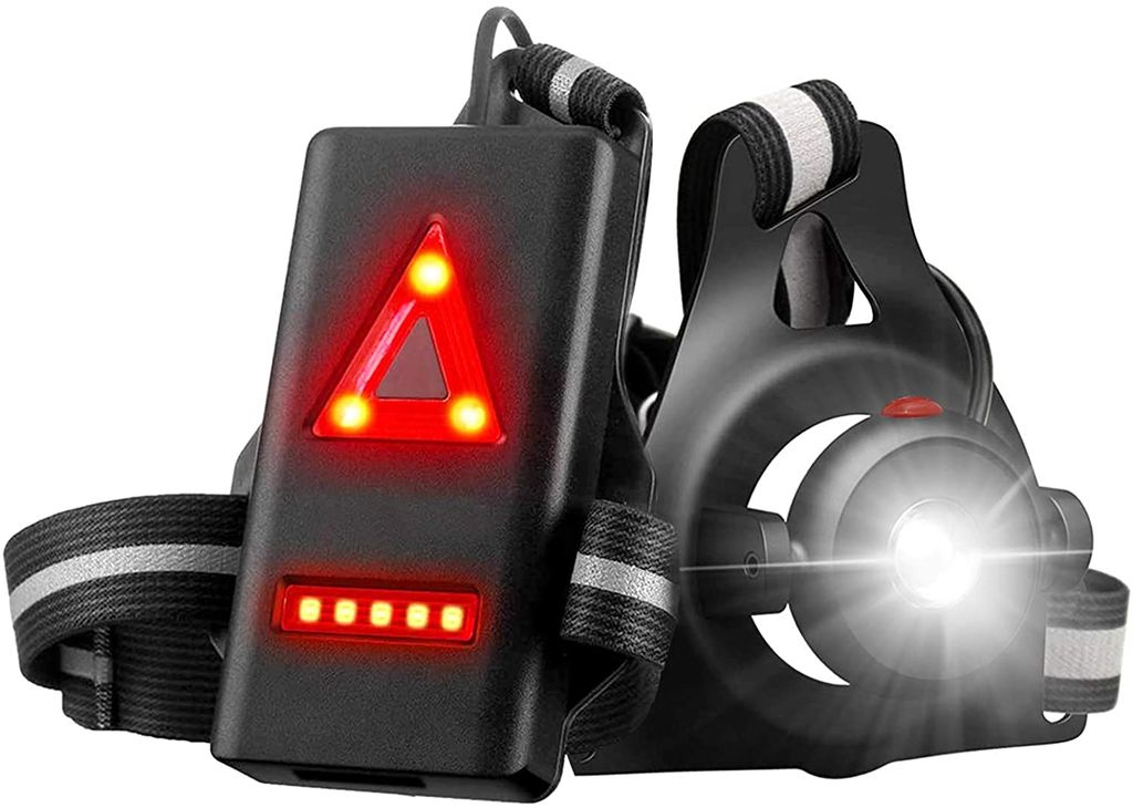 LED Lauflampe Brustlampe Lauflicht Nachtlicht Jogging Sport Lampe Aufladbare USB 