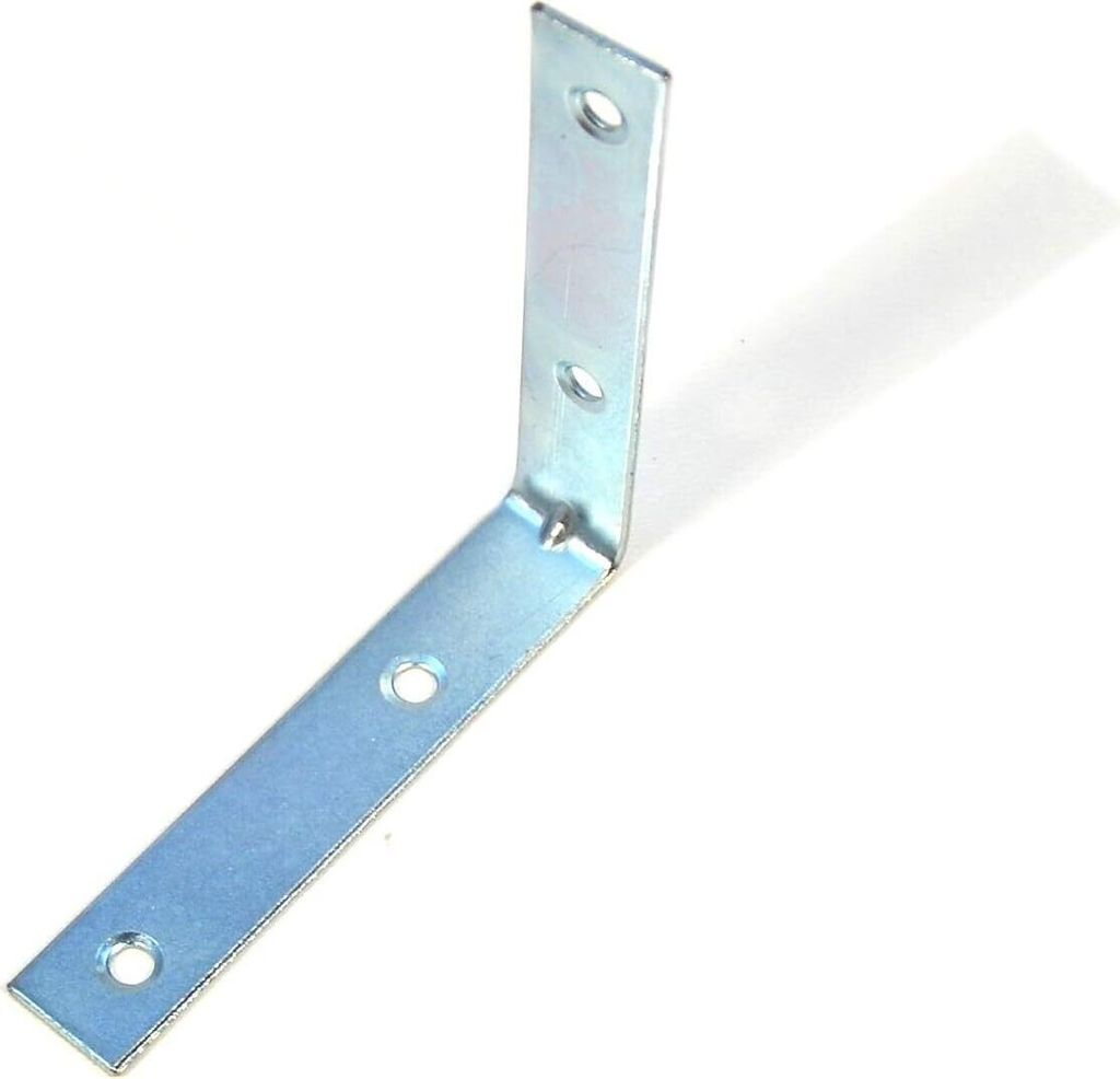 Stuhlwinkel Winkelverbinder Metallwinkel Möbelwinkel Eckplatte 80mm, 100 Stück