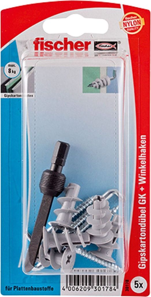 Fischer Gipskartondübel GK WH K (5), 030178
