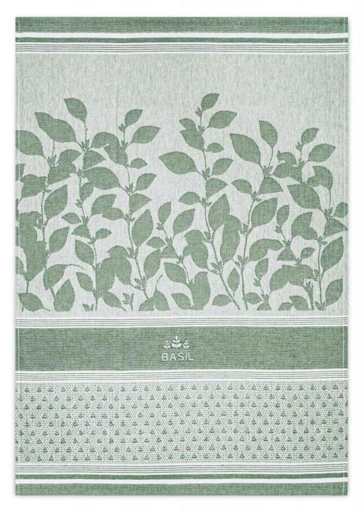 Küchentuch - Geschirrtücher - 100% Baumwolle - 200 g/m2 - 50x70 cm - Hochwertige Geschirrhandtücher - Grün - BASIL