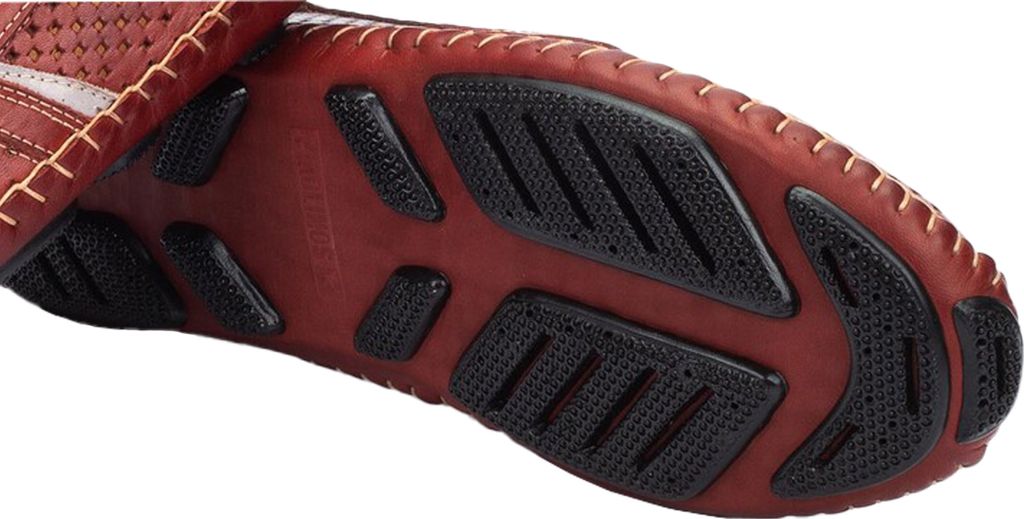 Pikolinos Herren Slipper Halbschuh Mokassin Leder perforiert Jerez 09Z-3100, Größe:44 EU, Farbe:Rot
