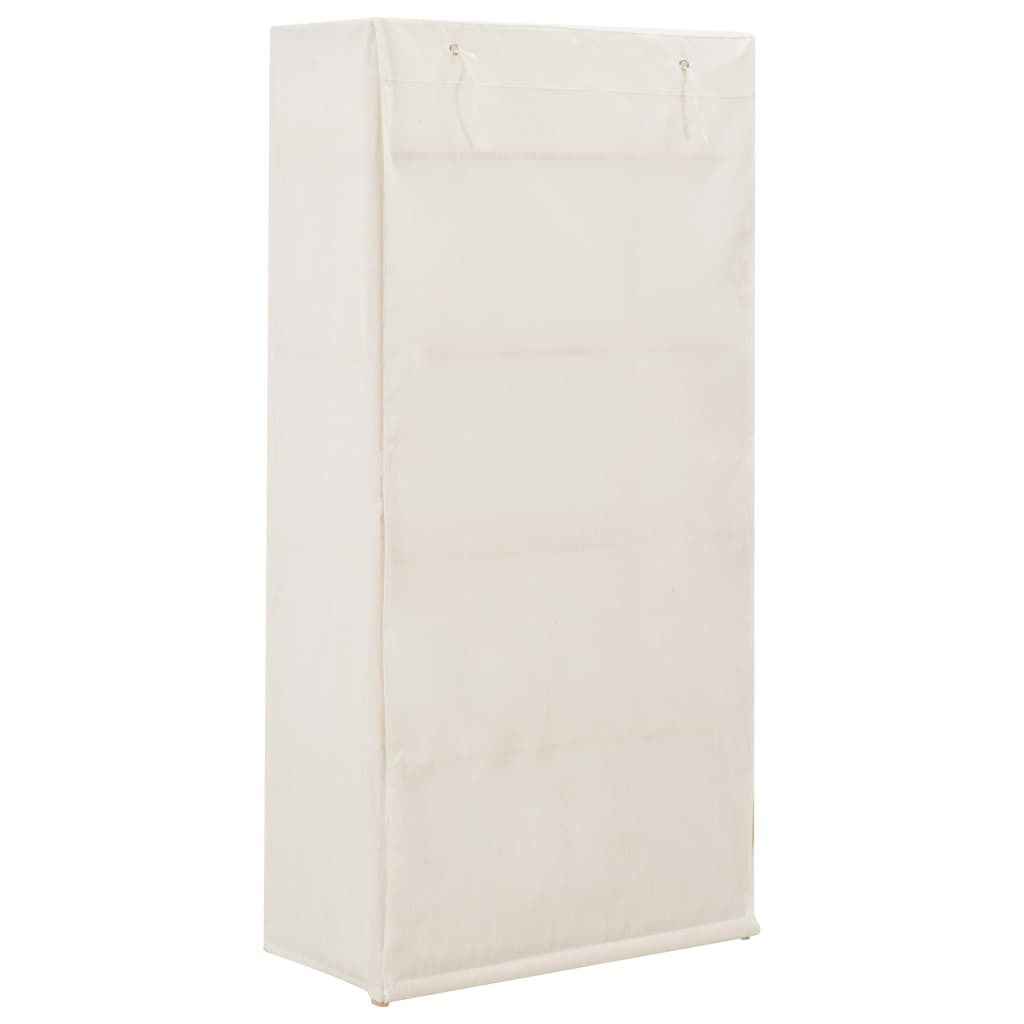 "2026 Aktion"Kleiderschrank - Schwebetürenschrank - praktischem Design - Weiß 79x40x170 cm Stoff DEMöbel 3802949
