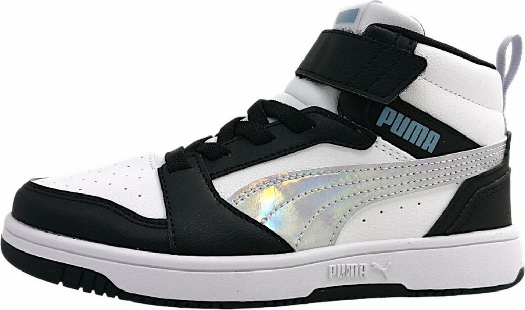 Puma Rebound V6 Mid PS Sneakers Hoog - Zwart - Maat 34