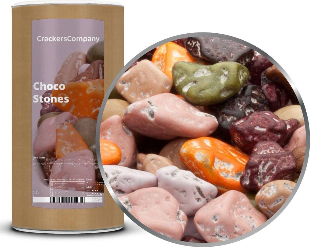 CHOCO STONES Membránová plechovka velká 900g Obrázek produktu 