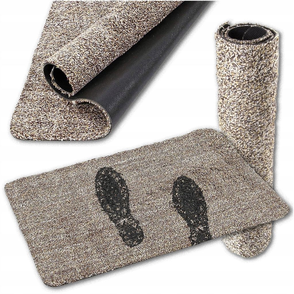 Türmatte schmutzabsorbierend 46 x 70 abwaschbar bronze Produktbild 