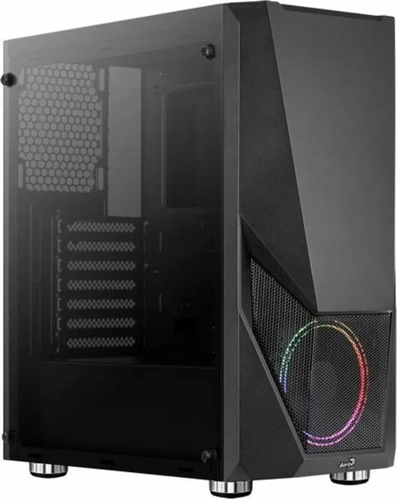 Aerocool PGS Zauron FRGB Boîtier PC ATX avec Ventilateur RGB Fixe