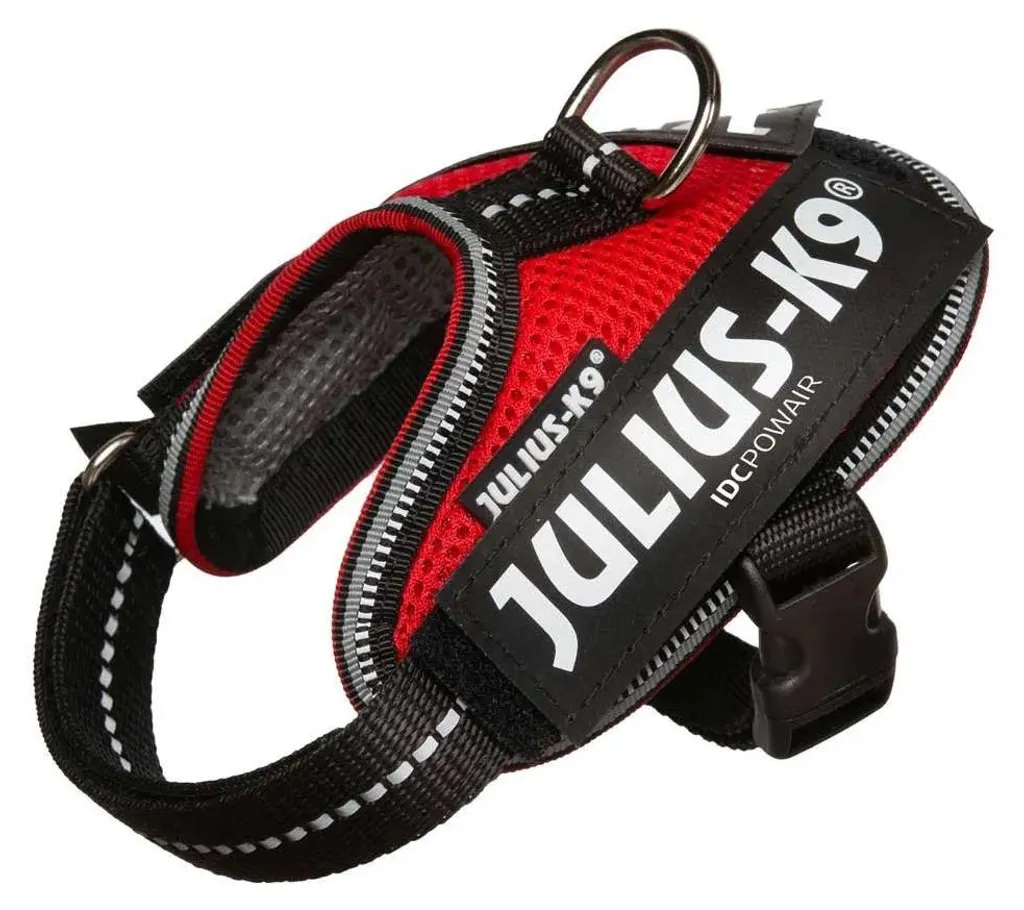 Harnais de promenade respirant Julius K9 IDC Powair Rouge S 49-67 cm