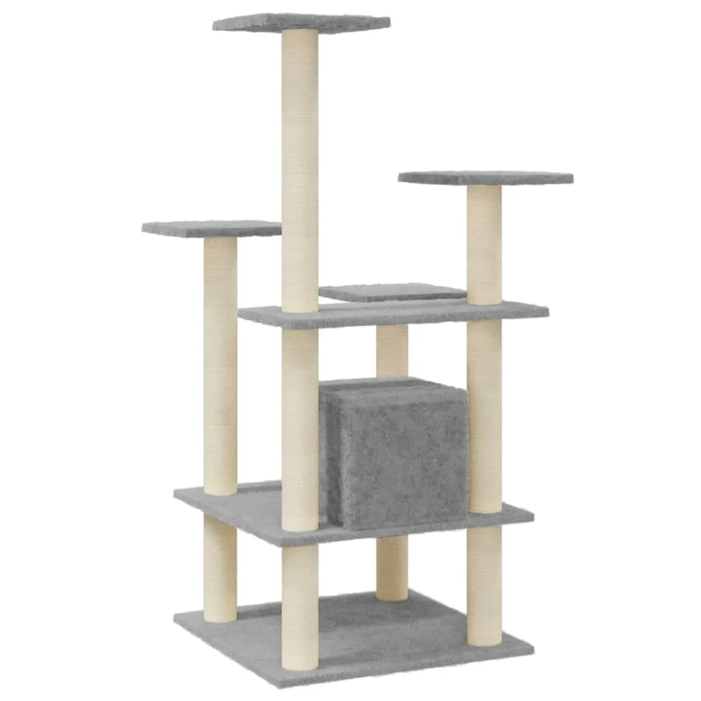 Recensione Graffiatoio vidaXL 110 cm | Sisal e Peluche Grigio Chiaro - 6