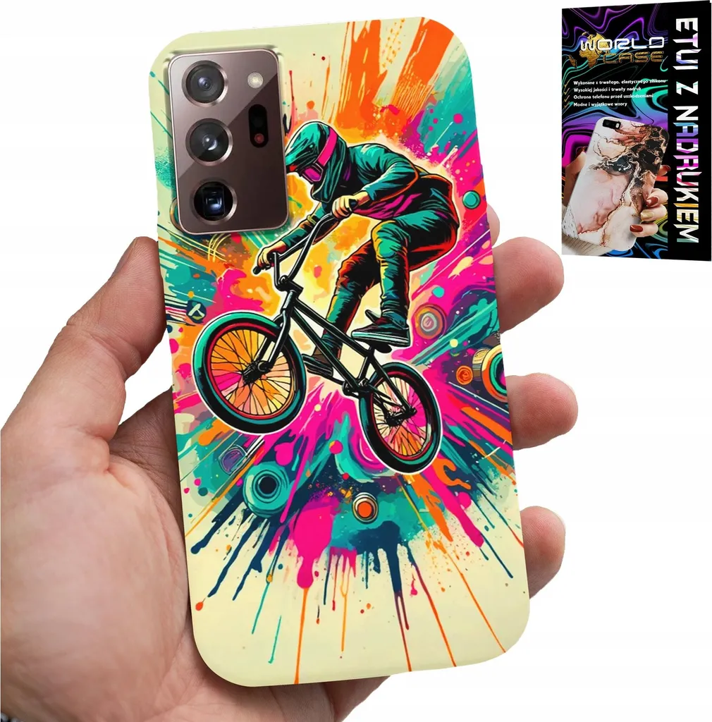 Custodia Samsung Note 20 Ultra BMX Stunt - Protezione Sportiva con Pellicola