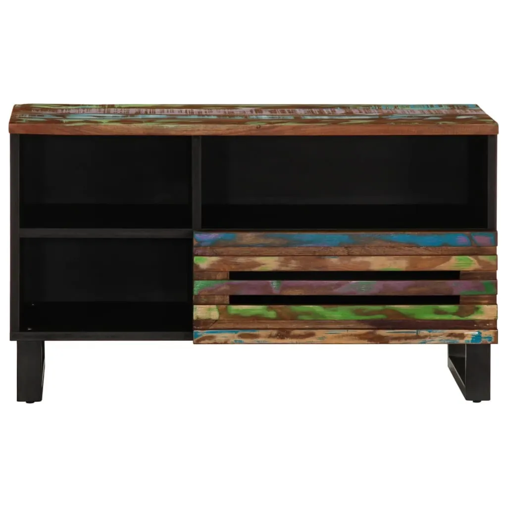 SYFAX™ Mobile Porta TV 80x34x46 cm in Legno Massello di Acacia