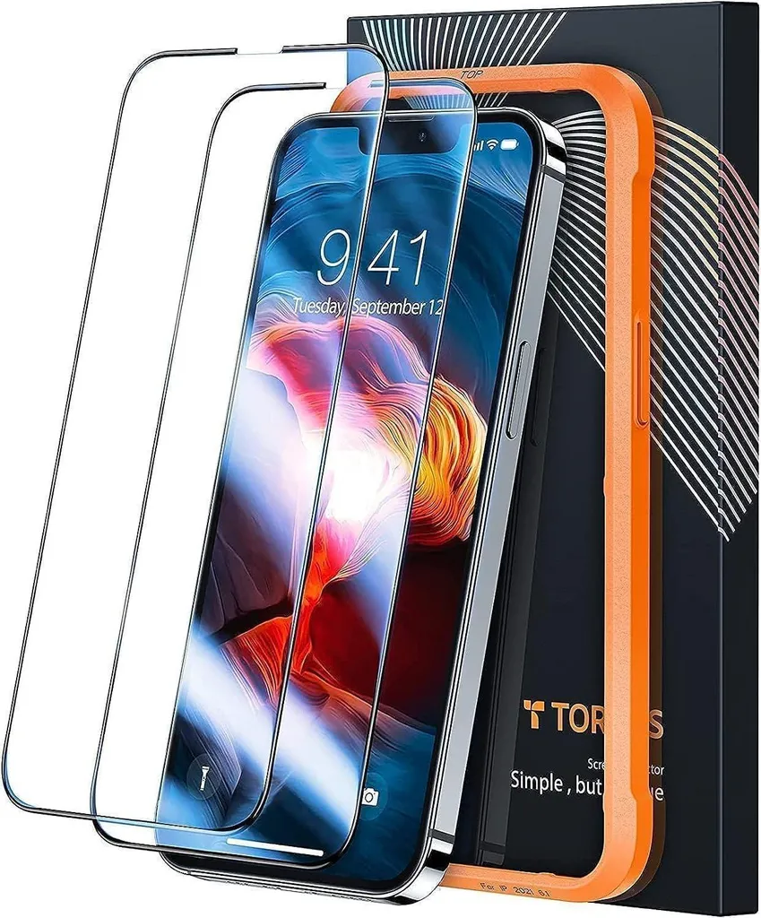 Verre Trempé iPhone 12 9H+ Ultra Résistant et Anti-Empreintes 2 Pièces - 8