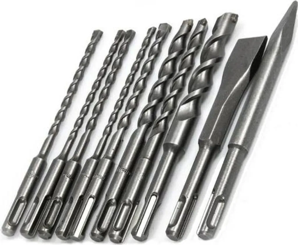 Set Makita D-46361 SDS-Plus: 10 Punte e Scalpelli Professionali