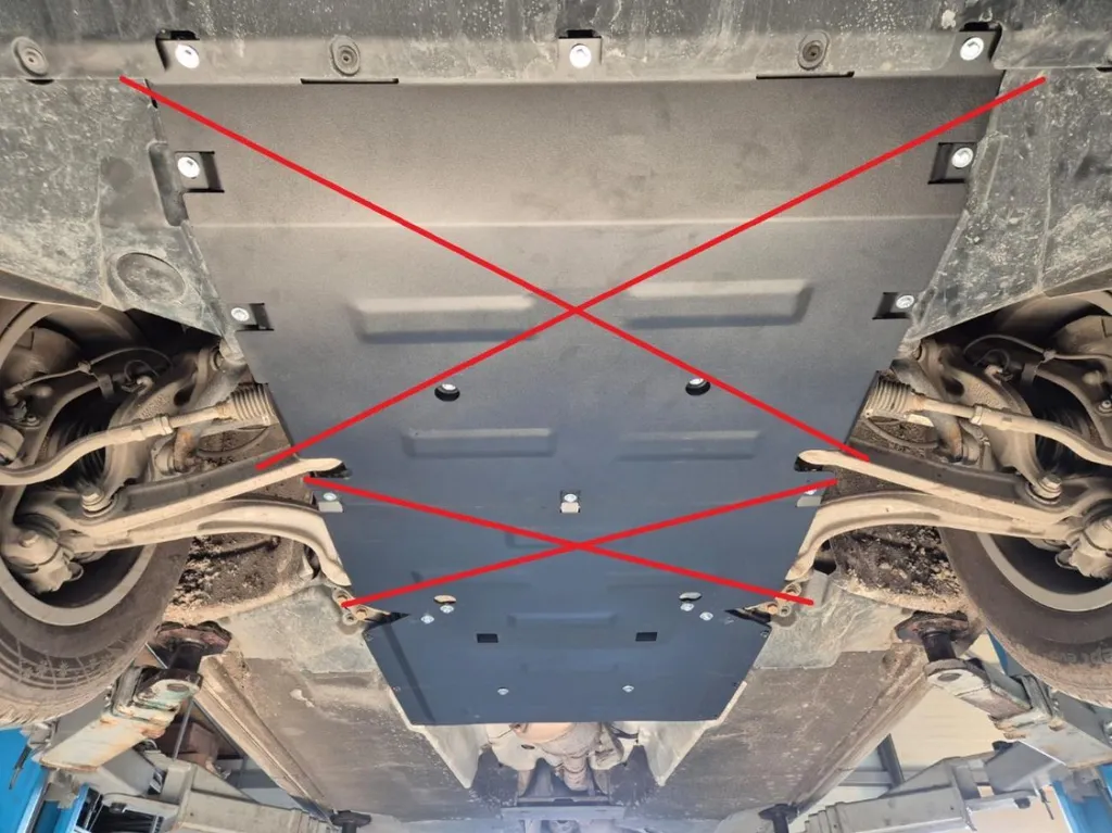 Blindage différentiel Audi Q5 acier - Protection moteur anti-chocs - 7