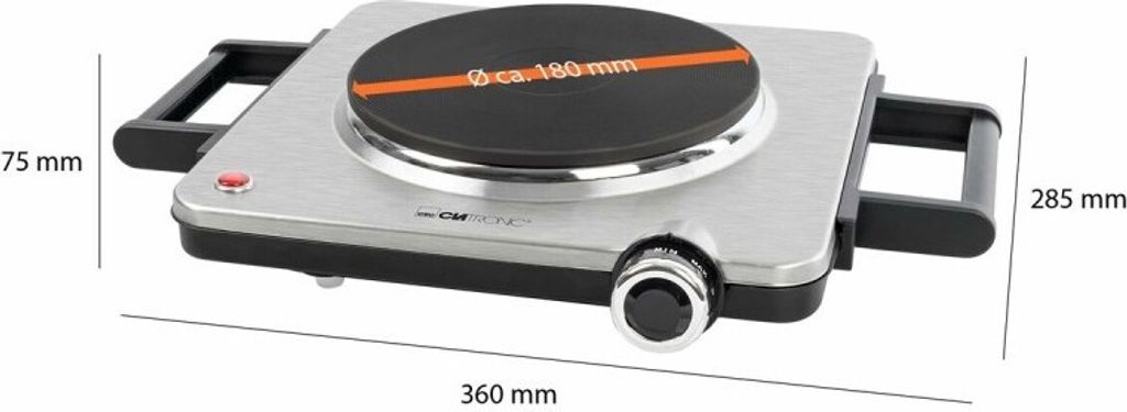 Kuchenka elektryczna Clatronic EKP 3788 Immagine del prodotto 