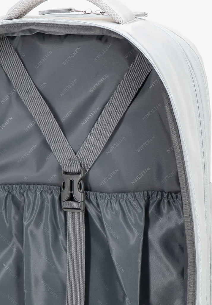Sac à Dos Avion Multifonctionnel Blanc Crème Polyester Extensible - 8