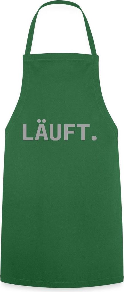 Spreadshirt Stromberg Läuft Kochschürze, One size, Grün