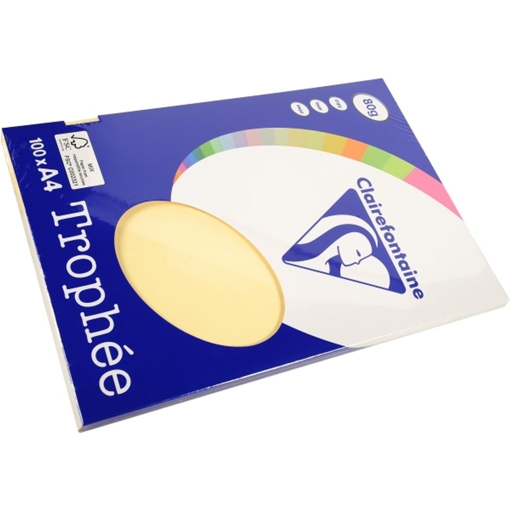 Clairefontaine CLAIRALFA PPP A4 80G 100BL CHAMOIS
