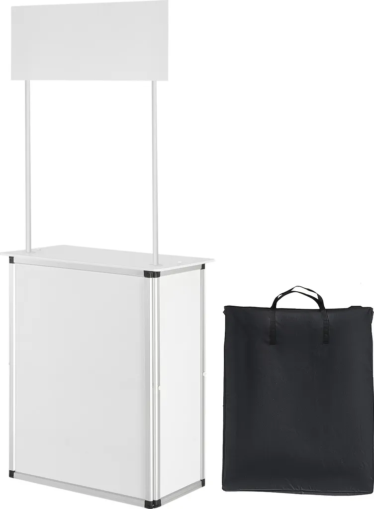 SucceBuy Podium d'Exposition Portable 31x15x71 Pouces avec Sac de Transport