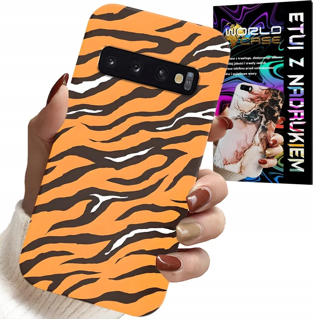 OFFERTA Cover Samsung S10 Plus Tigre + Pellicola | Protezione Totale